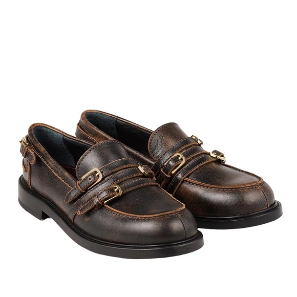 Hill Buckle Detail Loafers - Picture 1 of 9